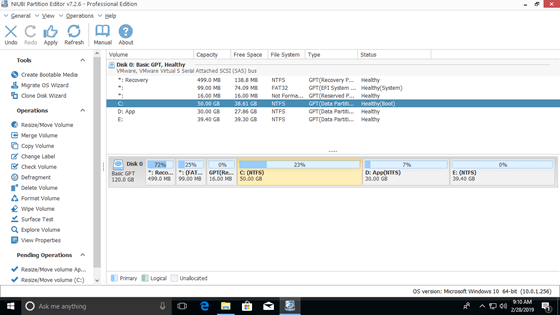 Extend C drive