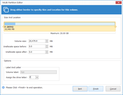 Edit partition