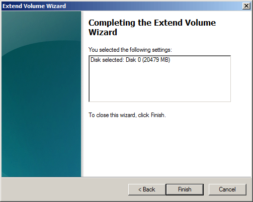 Confirm extending