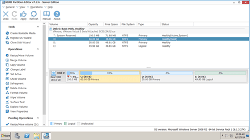 Extend os drive