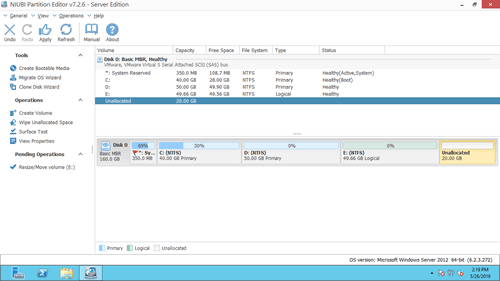 unallocated moved